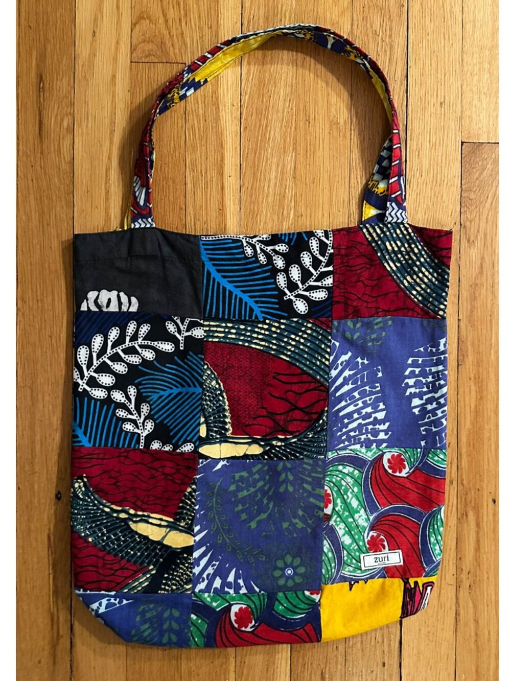 Zuri Patchwork Tote Bag – New
